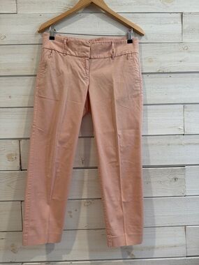 Blush Pink Cropped Dress Pants